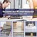 FTVOGUE Smart Thermostat for Film Floor Heating, AI Smart Learning Energy Saving and, Easy to Install Thermostat with Remote Control (White)