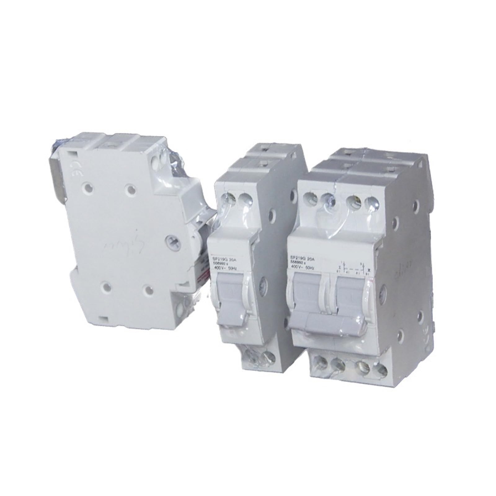 Interruptor de aislamiento de cambio de 3 posiciones Disyuntor de transferencia Modual de doble potencia I-0-II(2pole 40A)