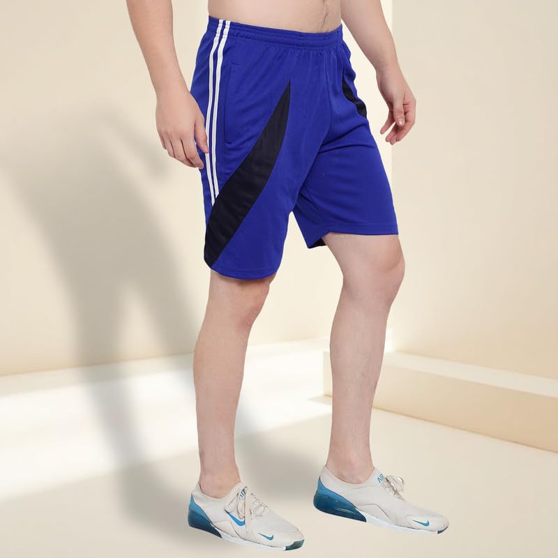 Image of DIA A DIA Men's Gym Shorts with Zipper Pockets Breathable Sports Shorts