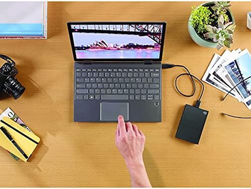 Seagate One Touch, 4TB, Password Activated Hardware encryption, Portable External Hard Drive, Portable External Hard Drive, PC, Notebook & Mac, USB 3.0, Black (STKZ4000400) - 5