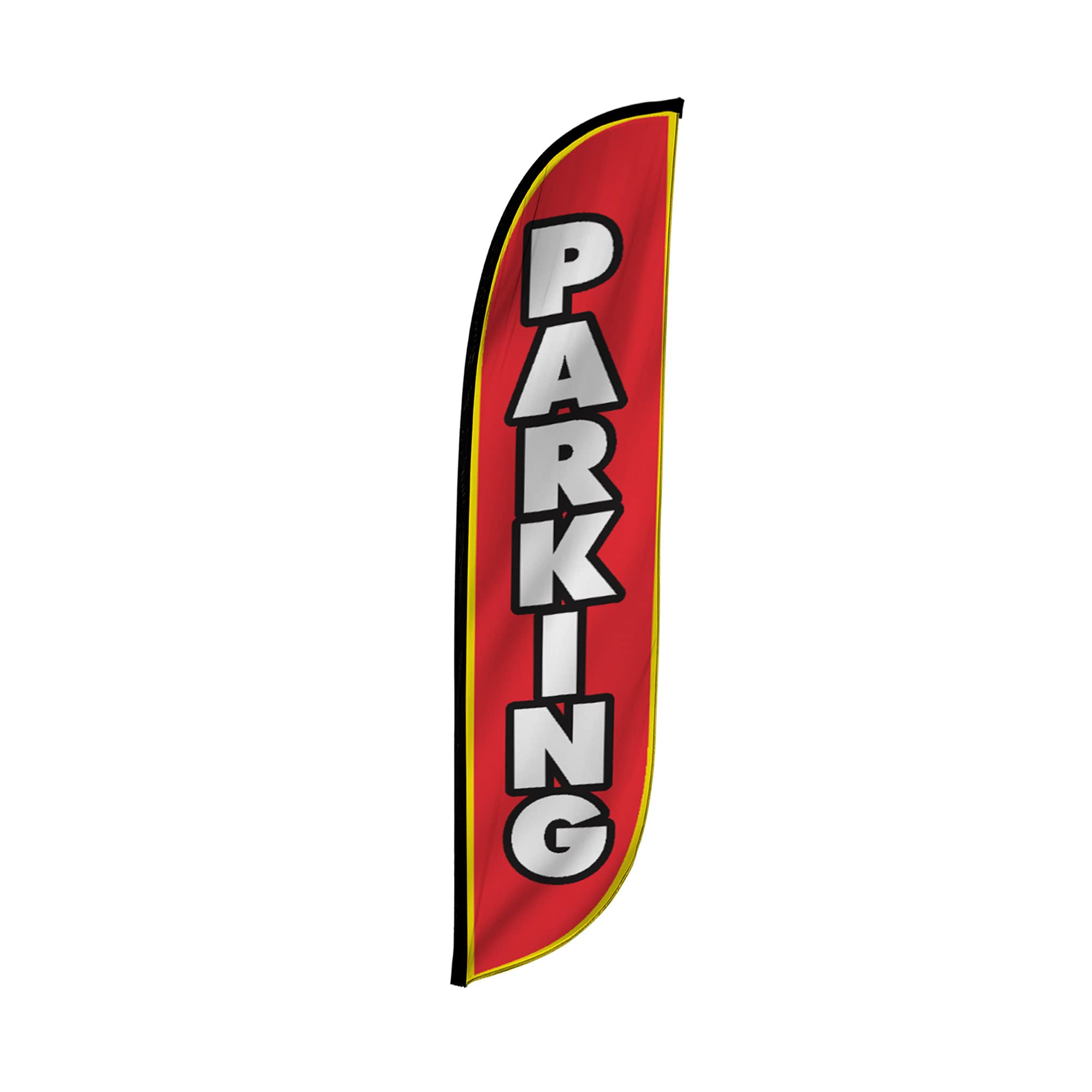 Photo 1 of LookOurWay Events Themed Feather Flag, 12-Feet (Hardware Not Included) Parking