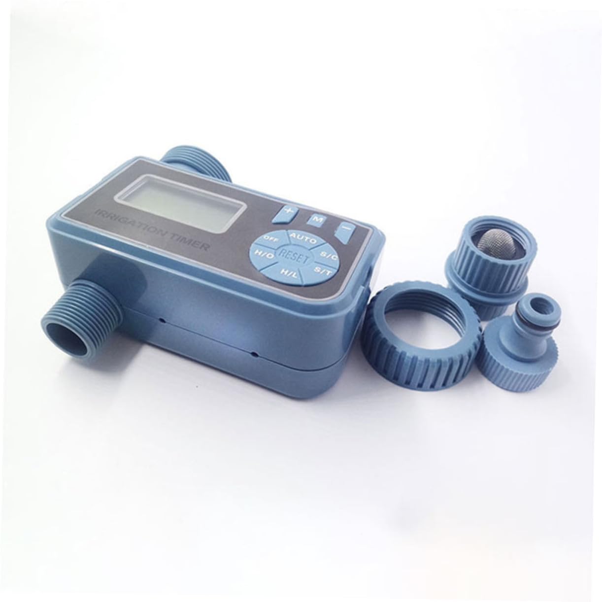 Temporizador Controlador Riego Jardín Pantalla de LCD Grande de Automático de Agua para Sistemas en Espacios Verdes y Jardinería Doméstica