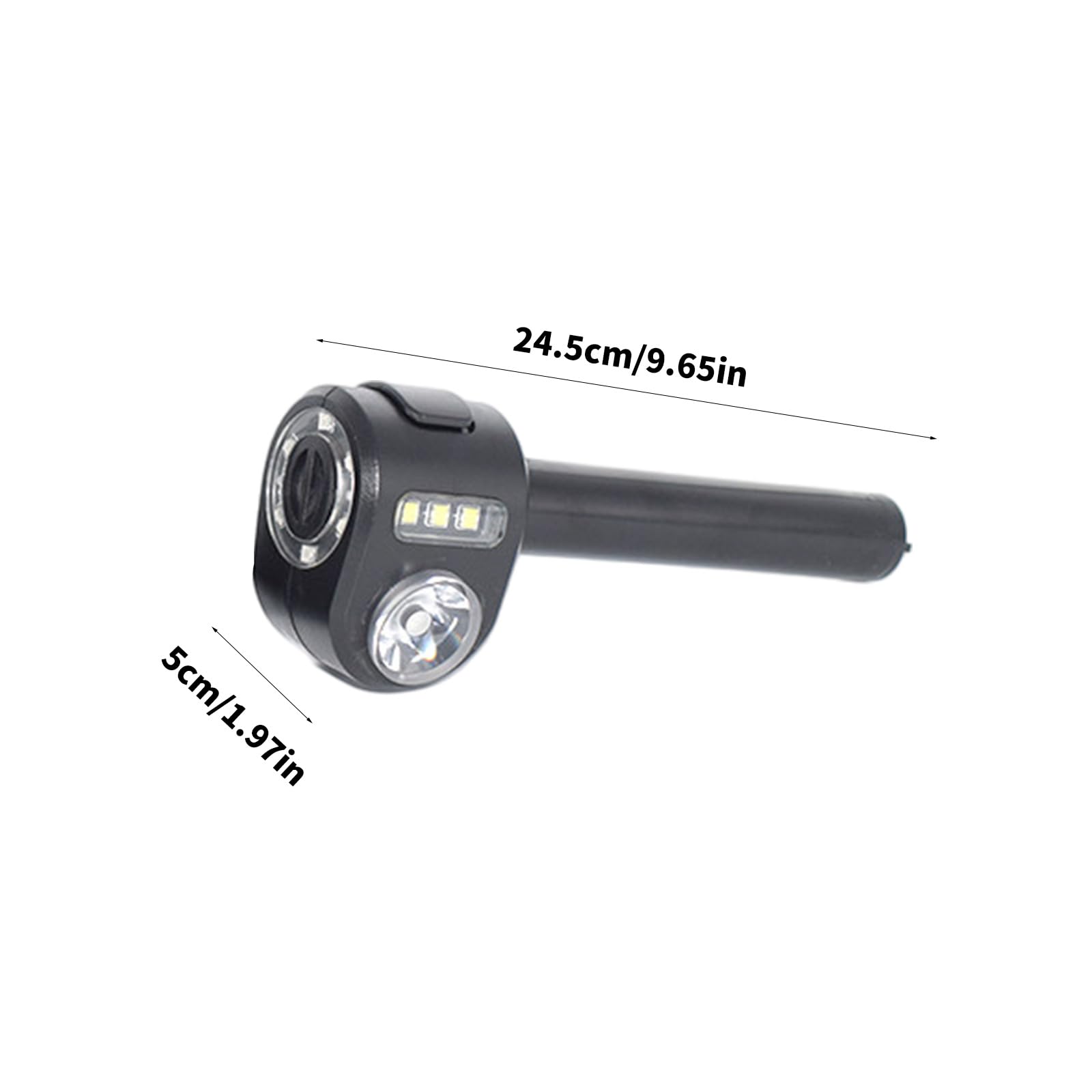 2lots - Luce per bicicletta versatile, con sistemi di montaggio regolabili e diversi modelli di luce, per varie condizioni atmosferiche, LED di segnalazione