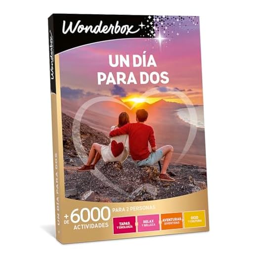 WONDERBOX para mamá - Caja Regalo Un Día para Dos - Pack Experiencias para Regalar 2 Personas, Explorar Nuevos Territorios, Gracias A La Comida Y La Relajación, Regalos Originales para Parejas.