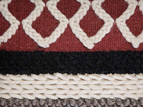 Beliani Pouf Sitzpouf Ottomane bunt Boho Sagar – Bild 8