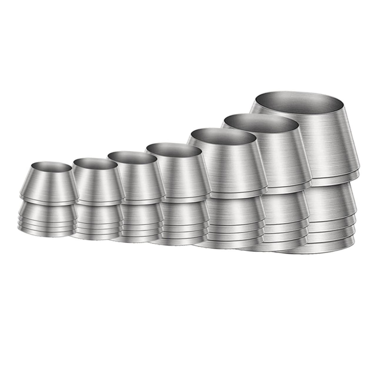 Gogogmee Metal Wedges for Hammer 7pcs Axe Handle Splitting Wedge Kit Tapered Fixing Accessories for Construction