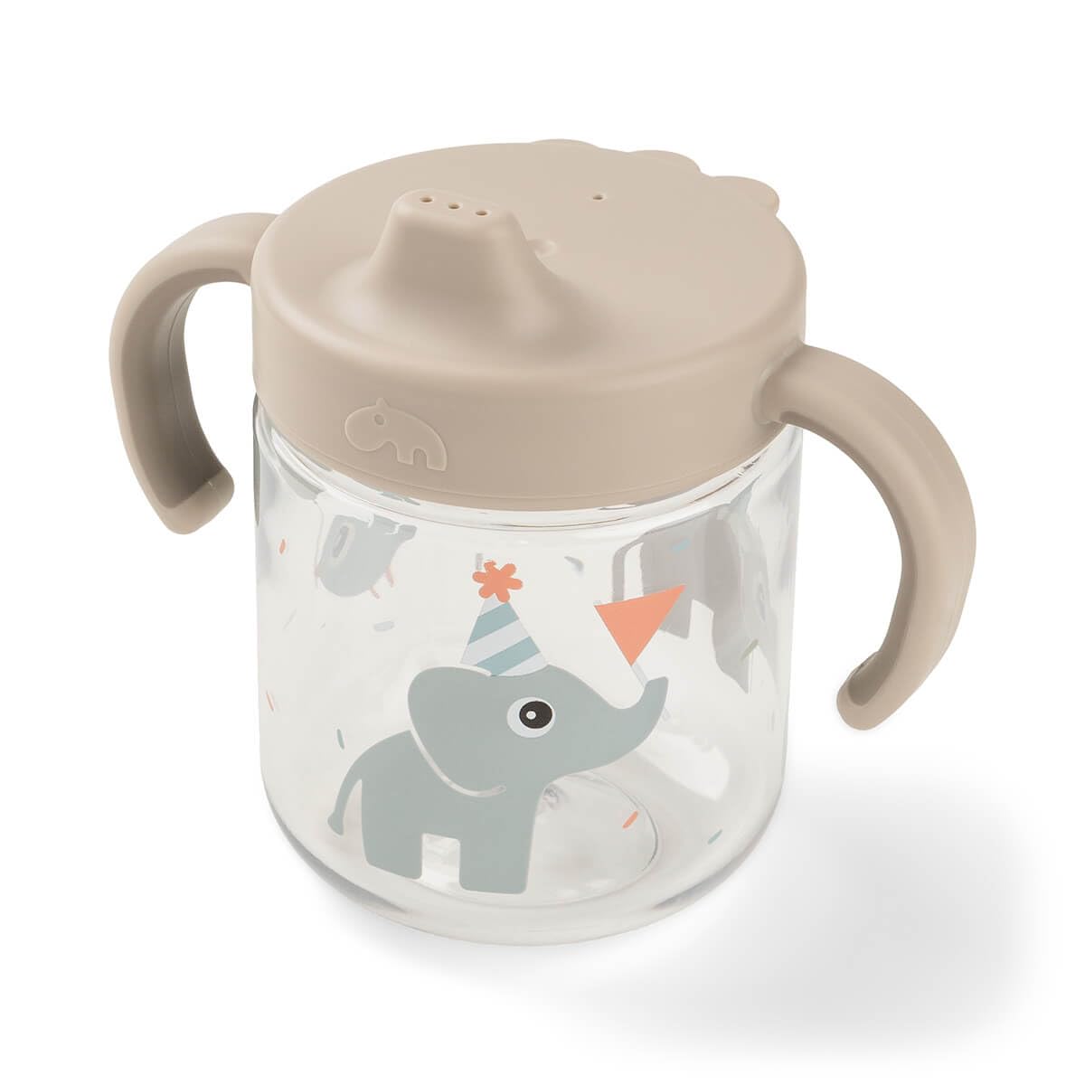 Done by Deer Vaso para pico, 2 asas, color arena