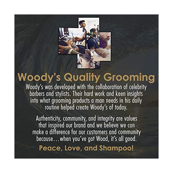 Woody's Styling Cream for Men, Flexible Styling Cream, Controls Curly and Wavy Hair, 3.4 oz. 2-Pack