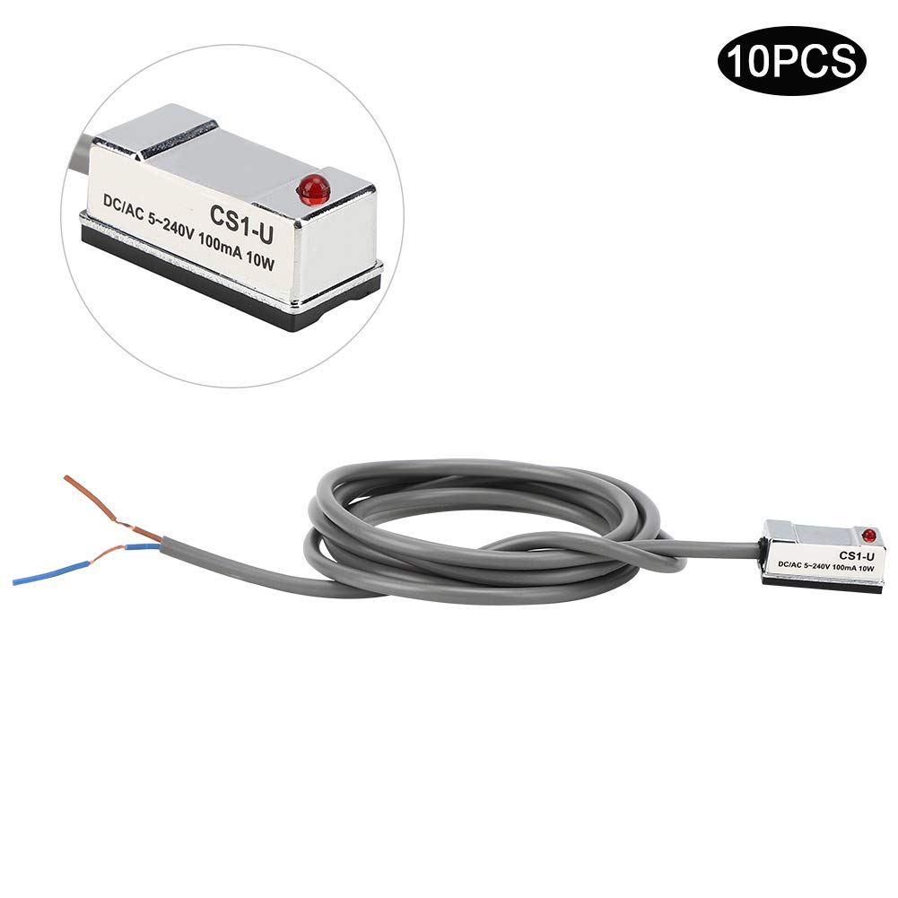 Normally Open Magnetic Switch, 10 Pieces Magnetic Switch CS1‑U 10 W