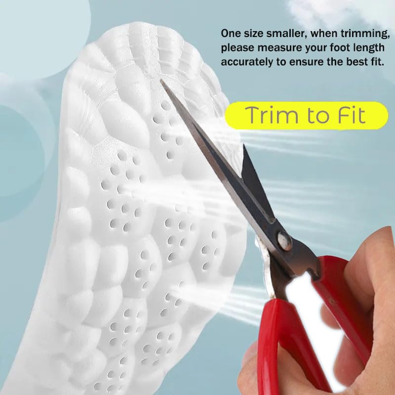 Image of Insoles for Men and Women Cloud Like Sole Inserts with Arch Support Memory Foam (2-Pack-Men-6.5-10)