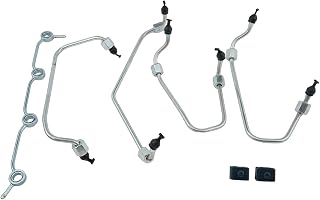 Injector Fuel Pipe Set 19077-53714 19077-53723 19077-53733 19077-53743 16454-42502 15841-53850 15841-53860 Compatible with Kubota V2203 V2003 V1903 V2403 D1703 D1403 D1503 Engine