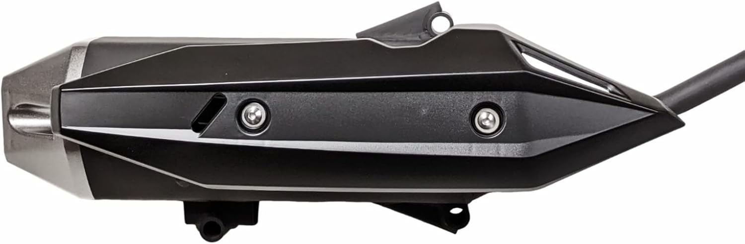 RedCap Muffler Exhaust for Clash 200cc EFI Scooter Compatible with Vitacci Gator 200cc EFI GY6 Engine Fits TaoTao Roketa Jonway Sunl Chinese Sport Scooters