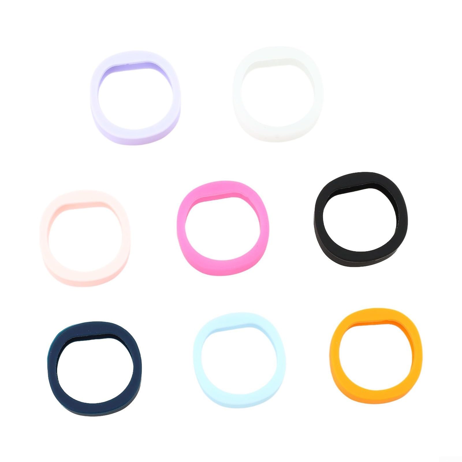 Silicone Protective Case 8PCS, for RingConn Gen 2 2 Air Long-Lasting for SMART for ring Protector Cover Anti-Scratch Accessories(M)