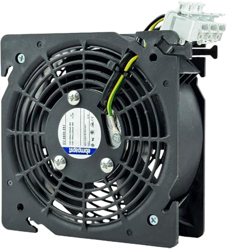 DV4600-492 Cabinet Compact Cooling Fan 115V 18/19W 220/240mA 12CM 120×120×38mm 3100RPM 2-Wire Axial Flow Fan for Rittal Cabinet