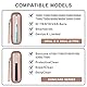 Elektrische Zahnbürste Reiseetui für Oral-B/Oral-B Pro/Phlips Sonicare Electric Toothbrush, Tragbare Hartschalen Reisetasche Reise-etui mit 2pcs Zahnbürsten Kopf Silikon Schutzhülle(Roségold)