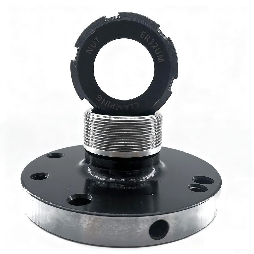 Soporte de portabrocas de pinzas, asiento ER25-100mm para fresadora CNC Herramientas de torno de sujeción de mecanizado compacto