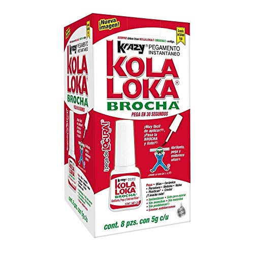 Kolaloka - Pegamento instantáneo Kbr-5, brocha de 5 g Caja/8