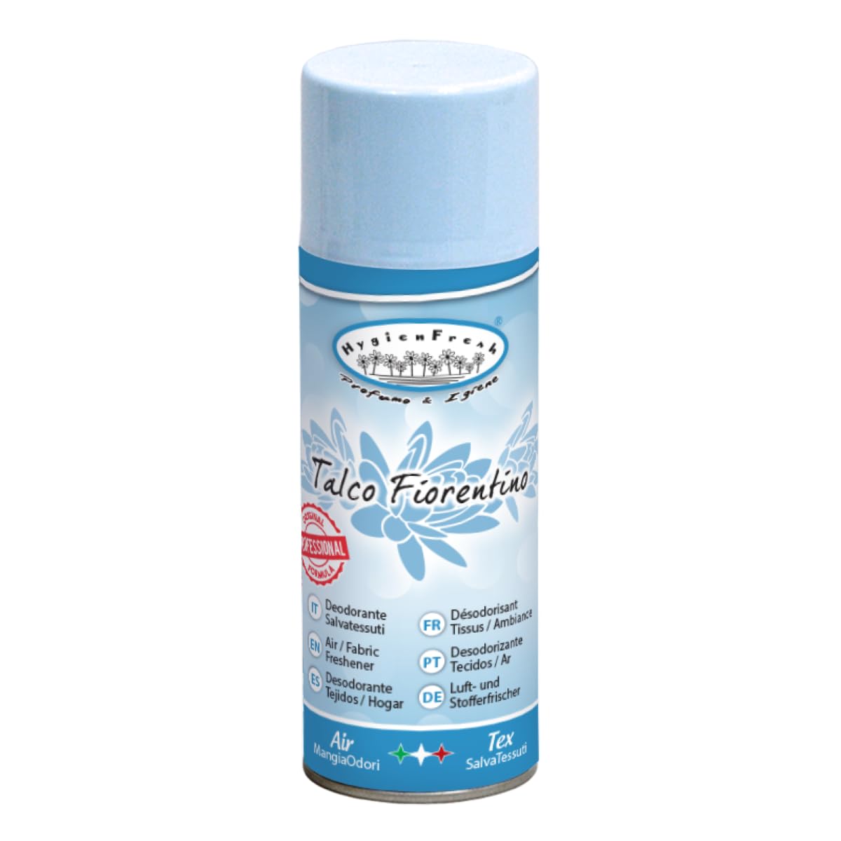 6 Deodorante Spray 400 ML Talco Fiorentino per Tessuti, Tende, Divani, Uffici e Ambienti (6 SPRAY DA 400 ML)
