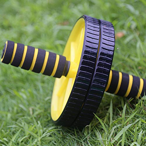 Exercitador Ab de roda dupla da MEXI, equipamento de rolamento abdominal silencioso com aderência an