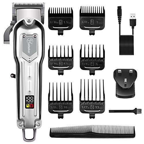 Hatteker Hair Clipper Hair Trimmer for Men Cordless USB Rechargeable