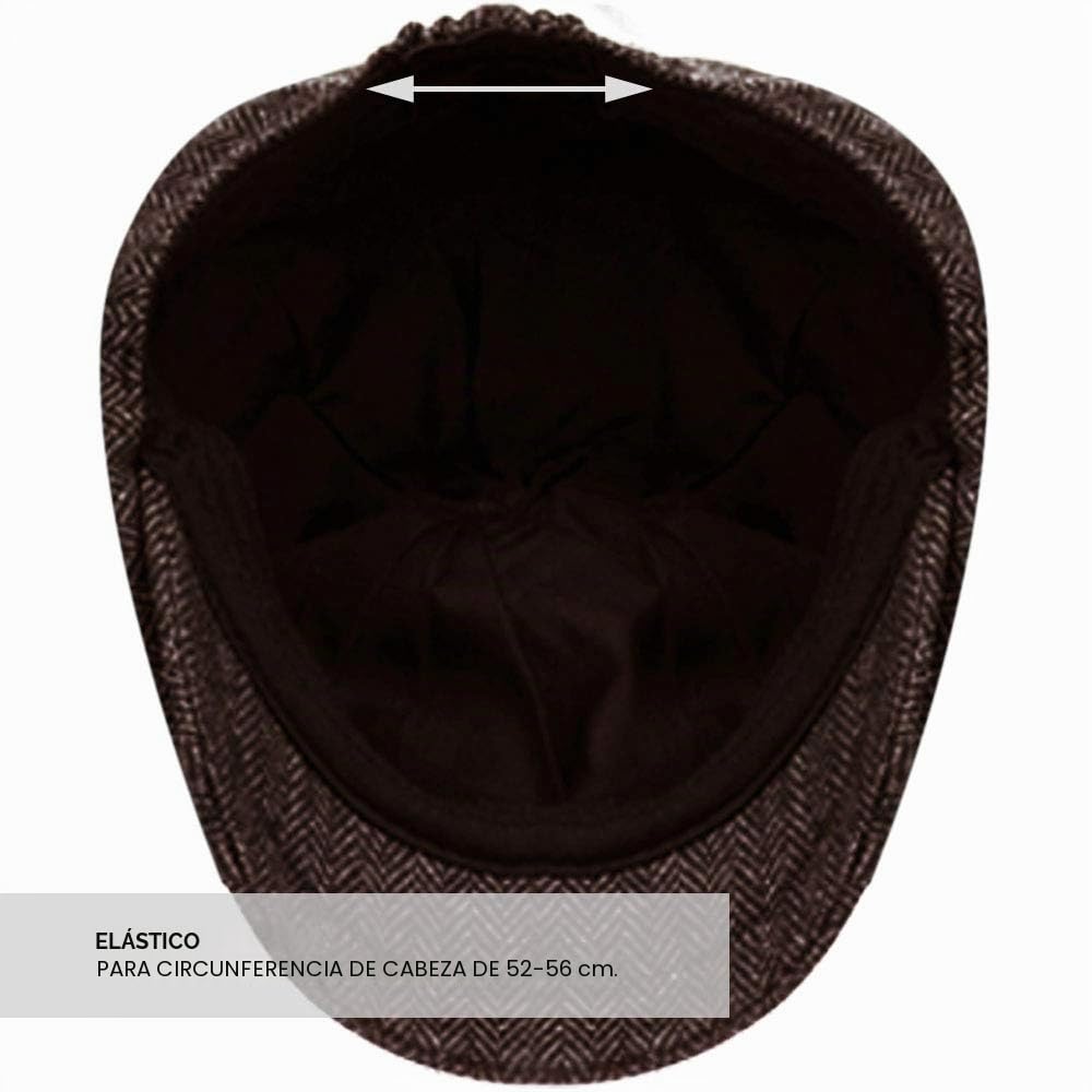 Gorra Plana de Tweed TOSKATOK® para niños