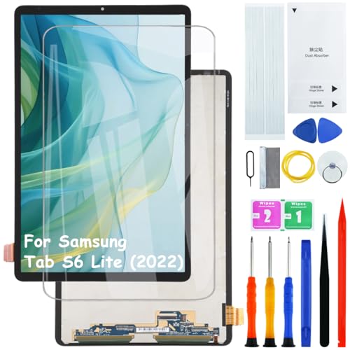 Pantalla de repuesto para Samsung Tab S6 Lite (2022) de 10,4 pulgadas P613 P619 LCD con kit