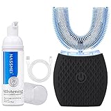 Ultraschall Auto Zahnbürste, Mayeec 360° Automatische Zahnbürste für Männer, 360 Auto Zahnbürste Elektrische Zahnaufhellungsbürste 360 Schallzahnbürste für Erwachsene mit Timer