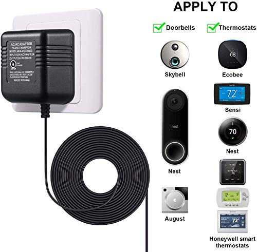 image for Hotop 24 Volt Transformer, C Wire Adapter Thermostats, Compatible with