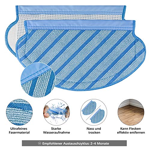 K KUMEED - 8 panni di ricambio per la pulizia