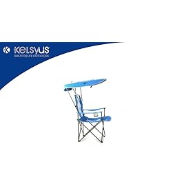 Kelsyus Original Canopy Chair - Foldable Chair for Camping, Tailgates, and Outdoor Events - Navy Stripe, 37"" x 24"" x 58""" 51w cdQmnLL