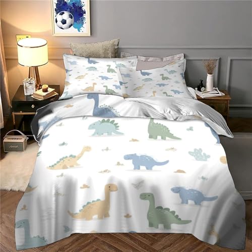 Housse de couette dinosaure 3D en microfibre super douce de luxe - 6