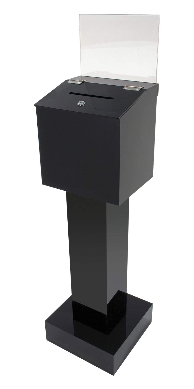 Buy Kingdom Stand Alone Lockable Acrylic Collection Box with a Key and