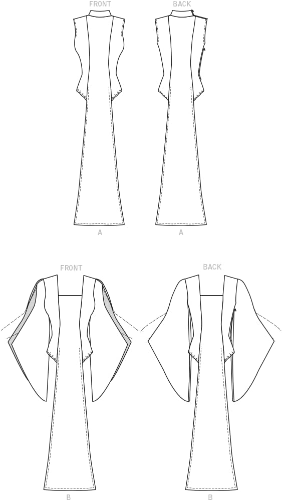 McCall M8187E5 Misses' Cosplay Leotard Sewing Pattern Kit, Code M8187, Sizes 14-16-18-20-22