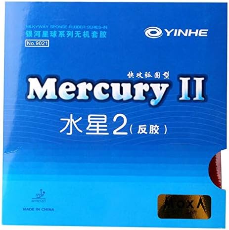 2pcs ITTF Approved yinhe Table Tennis Pingpong Rubber Pimples in Rubber red and Black Loop Fast Attack