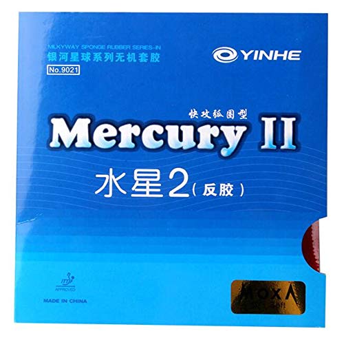 ITTF Approved yinhe Table Tennis Pingpong Paddle Blade Racket bat + Bag for Free + Pimples in Rubber Sticked for Free (Short Handle)