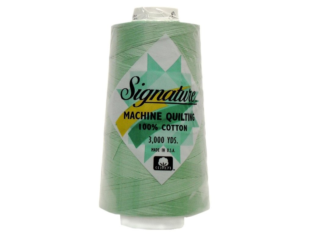 Signature ThreadCotton Qlt 40wt 3000yd Mint Notion, Green