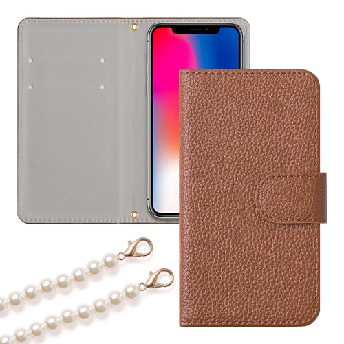 COVERARY �݊��i/���� Redmi Note 15 Pro 5G �P�[�X �蒠�^ �G�N�X�y���A �u���E�� �S�@��Ή� �J���t�� ���� �V���v�� �J�[�h���[ �x���g�t�� �V�����_�[�X�g���b�v ���|�� 100063064