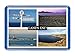 Price comparison product image Lands End - Novelty Tourism Magnetic Fridge Magnet, Postcard-Style Design - 7cm x 4.5cm
