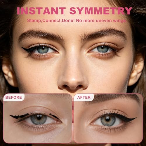 Winged Eyeliner Stamp, Doble Extremo Giratorio Negro 2PCS miniatura 3