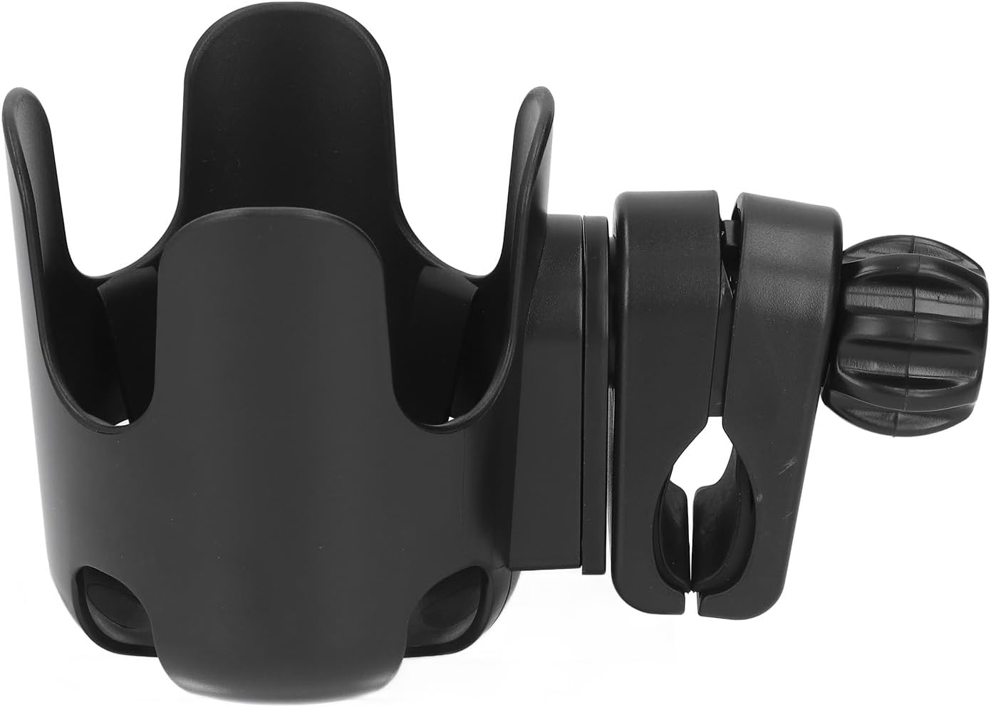 Stroller Cup Holder 360 Degree Rotation Universal Multifunctional Bottle Holder for Scooters Bike Treadmills ABS Material Compact Size 10x9x16.5cm