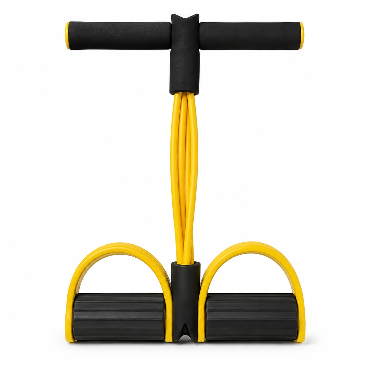 Tummy Trimmer Exerciser with Foot Pedals and Handle | Foot-pedal exerciser with pull handle for home workout routines-image-49