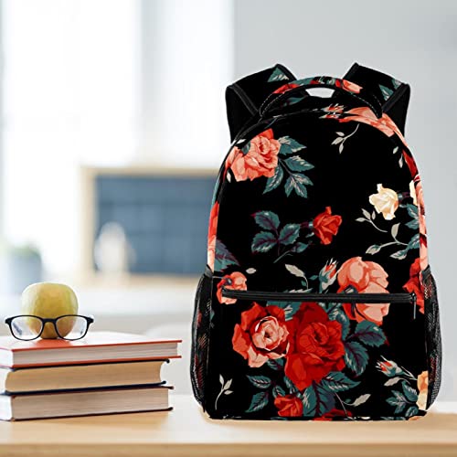 Sac à dos voyage à fleurs résistant pour alléger la charge du dos - 6