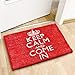 Relaxdays – Felpudo Keep Calm and Come In para la Entrada de...