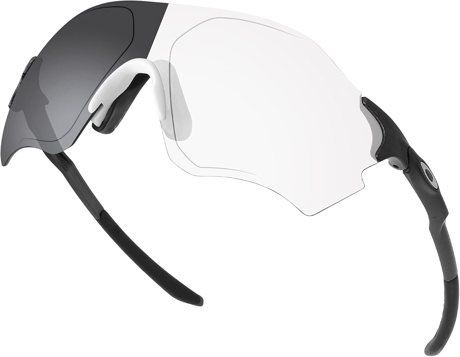 Clear to Dark Photochromic Lenses Replacement for Oakley EV Zero Range Asian Fit OO9337 Sunglass