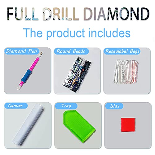 Butterfly Diamond Painting Kits For Adults ，Full Round Crystal Diamond Art Diamond Arts Kits For Beginners，Diy 5D Diamond Paintings Used For Home Wall Decor Gift 12X18In #TOP5