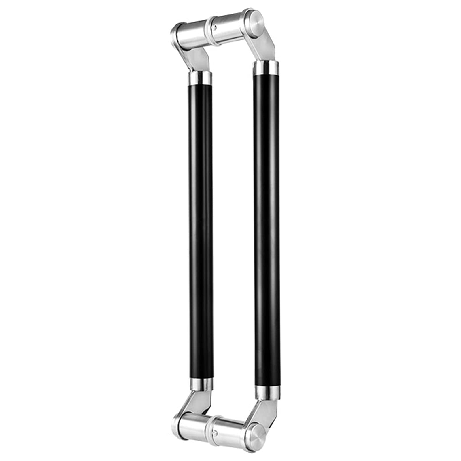 ADGCFKOP Shower Door Handle, Sliding Barn Door Handle,Shower Glass Push Pull Door Handles Stainless Steel Round Shape Bars Contemporary Entry Door Handle(Matte Black,80cm/31.5in)