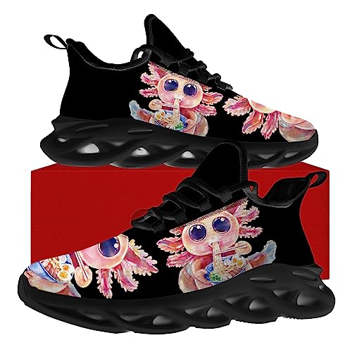 Axolotl Shoes for Women Men Road Running Walking Tennis Athletic Lightweight Sneakers Animal Shoes Gifts for Men Women4