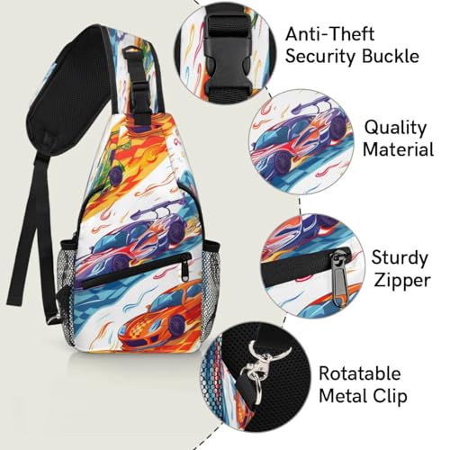 Bolso tipo bandolera unisex para hiking y viajes miniatura 3
