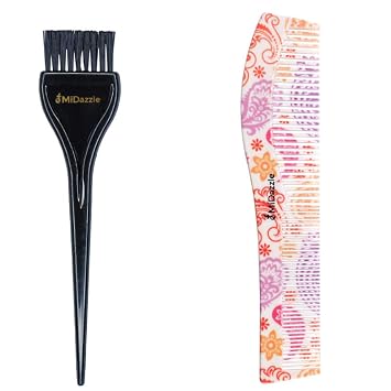 Midazzle Hair Dye Brush With Floral Comb (Fish) - Set of 2 at ₹72 – Amazon