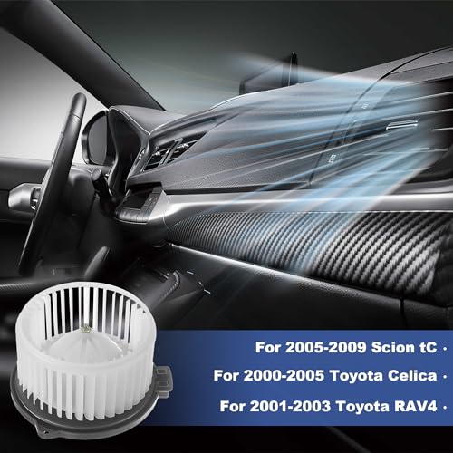 Image of PartsFlow HVAC Blower Heater Motor A /C Fan 700058 | Compatible With 2005-2009 Scion tC 2.4L, 2000-2005 Toyota Celica /RAV4